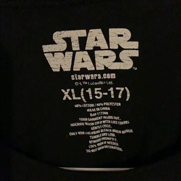 Black Star Wars T-Shirt - Picture 3 of 3
